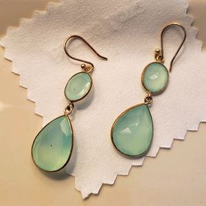NWOT blue/green earrings